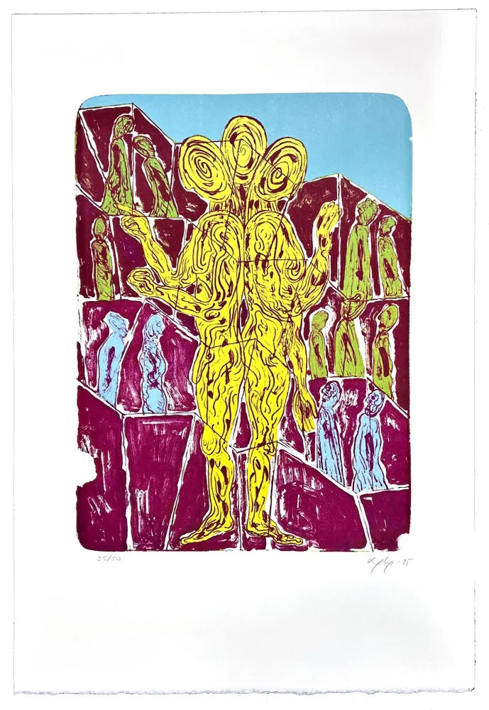 Lithograph Nørgaard - Mémoire d'outre tombe 5