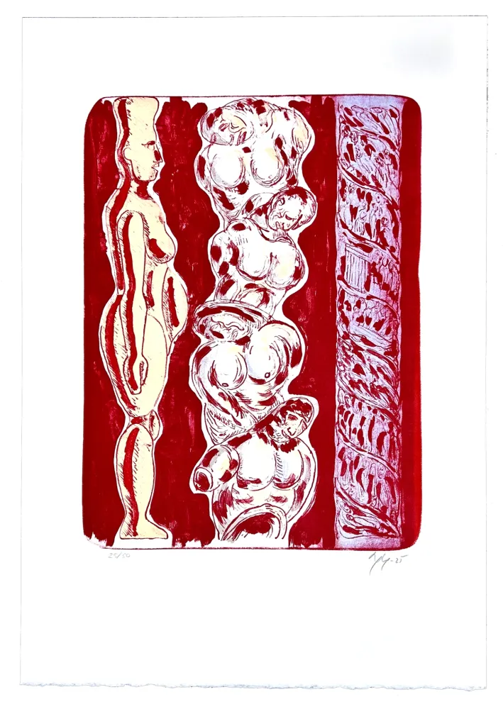 Lithograph Nørgaard - Mémoire d'outre tombe 6