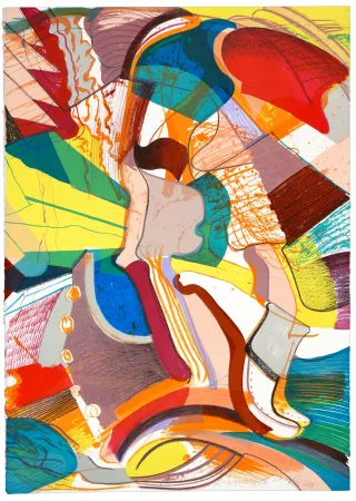 Lithograph Nørgard - X-liontamer II