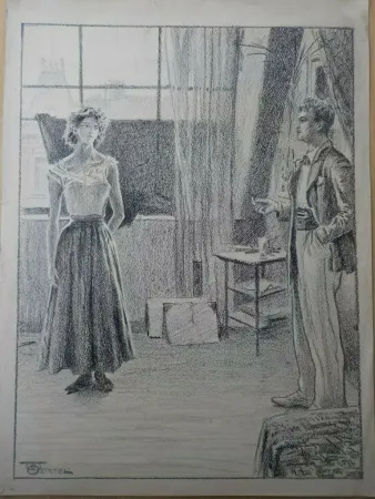 No Technical Oertel - Maler und Modell / Artist and Model