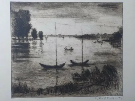 Drypoint Oesterle - Bei Schildhorn