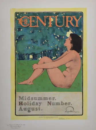Lithograph Parrish - The Century Magazine, Les Maitres de L’Affiche, 1898