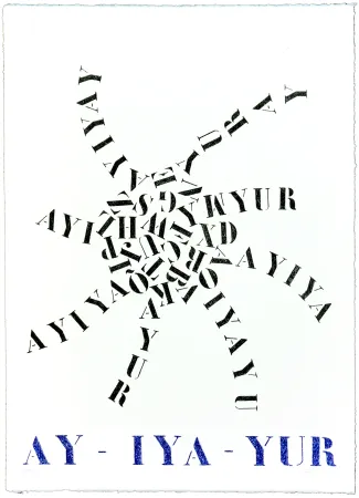 Lithograph Pedersen - Aye