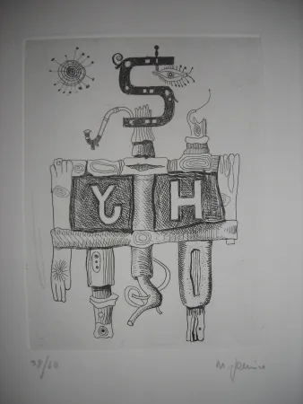 Engraving Persico - The international avant garde 2