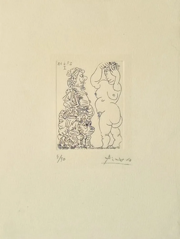 Etching Picasso - La Celestine, from Série 347