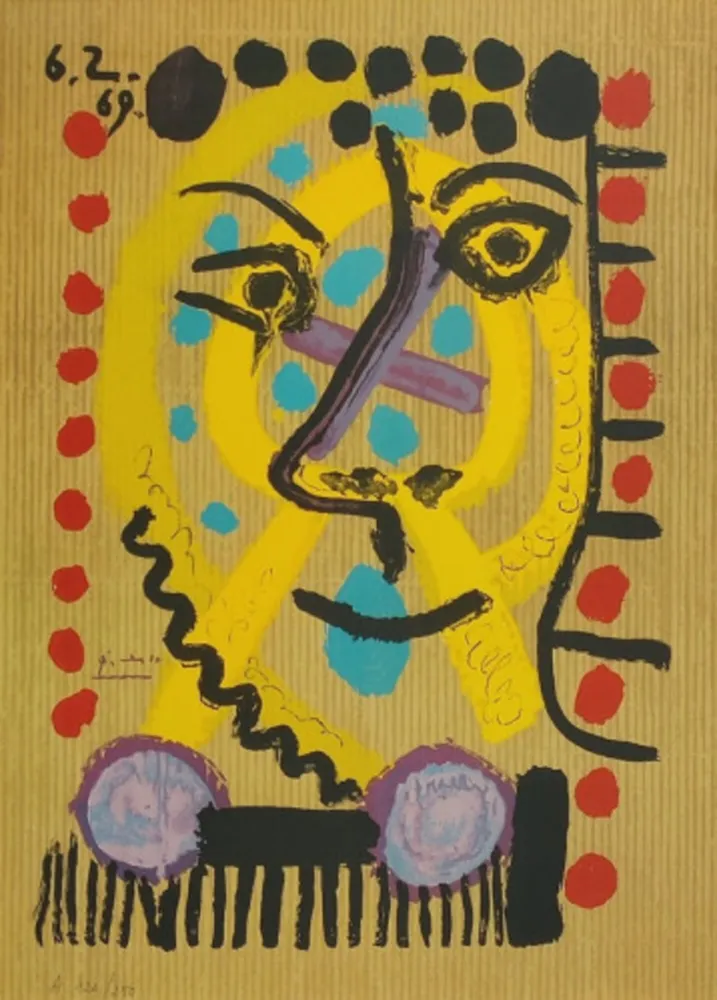 Lithograph Picasso - One plate, from Les Portraits Imaginaires