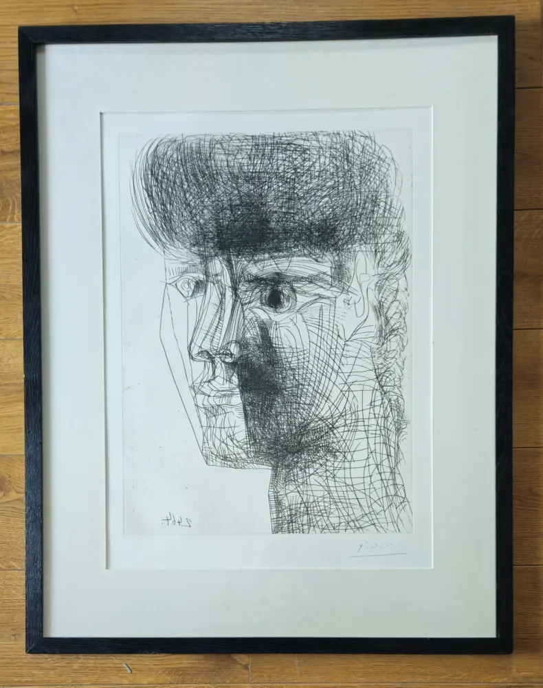 Etching Picasso - Portrait de Jeune Fille