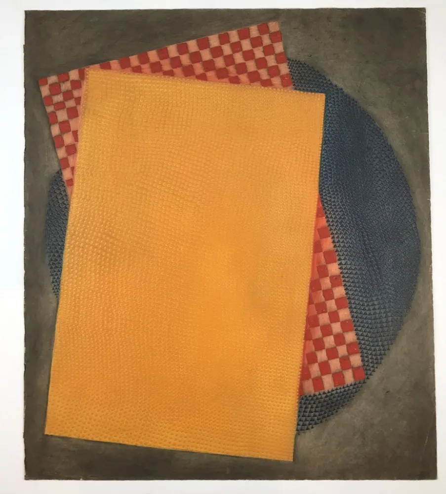 Engraving Piza - Carré jaune