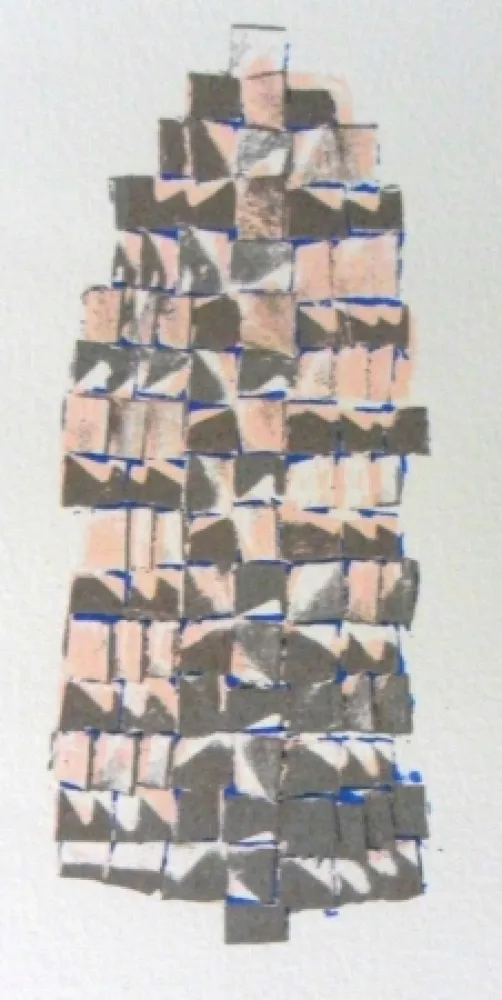 Lithograph Piza - Composition