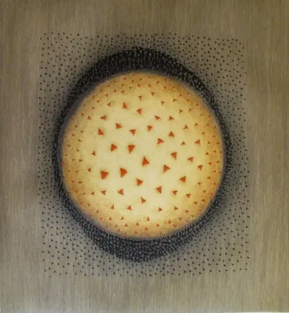 Engraving Piza - Espace dans les ronds