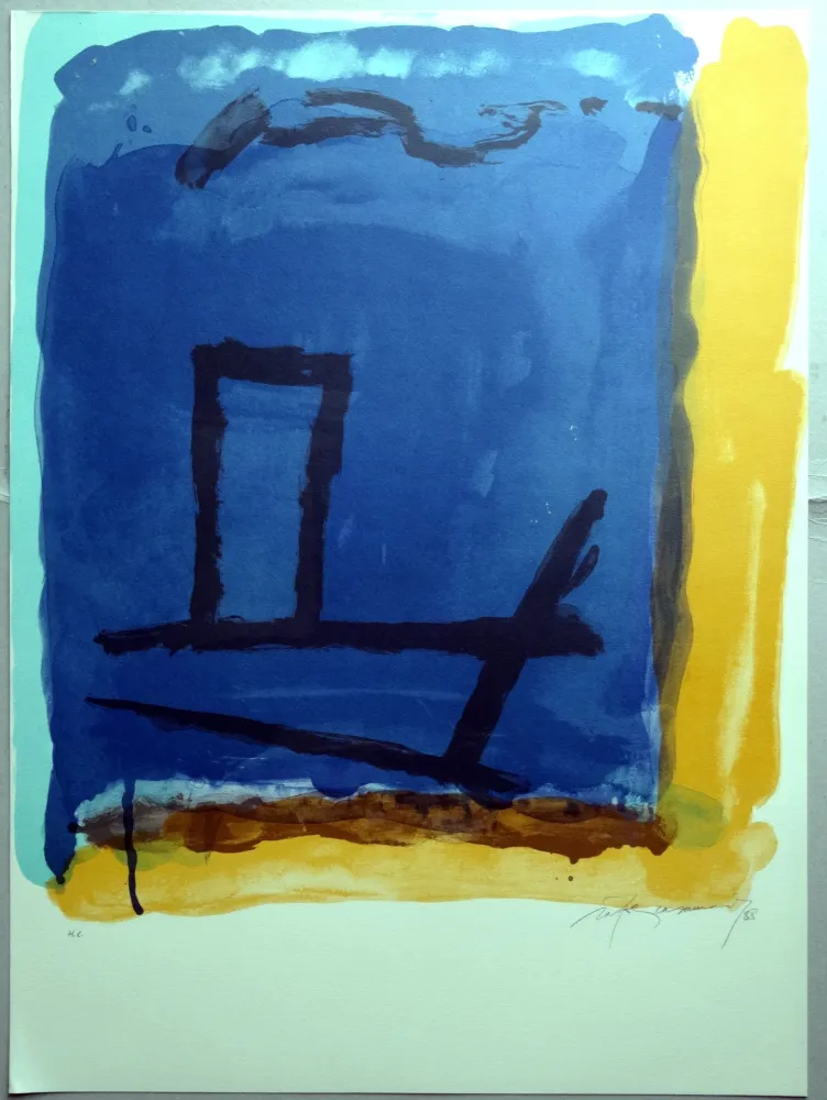 Lithograph Ràfols Casamada - A.L. Barcelona 88