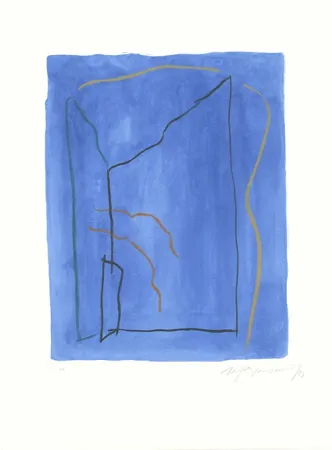 Etching And Aquatint Ràfols Casamada - Brisa-3