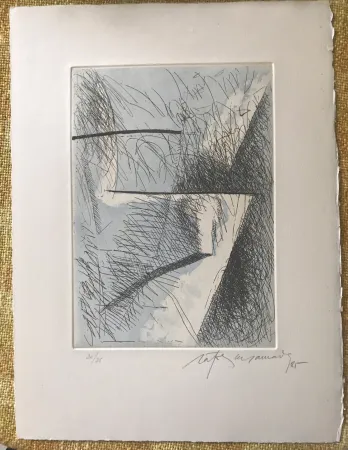 Etching Ràfols Casamada - Estrats I