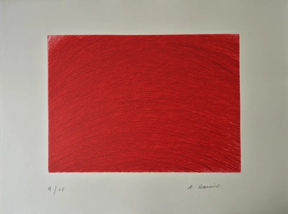 Etching Rainer - Red Wave