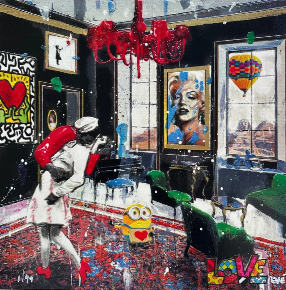 Screenprint Renè - An ordinary day in Egypt