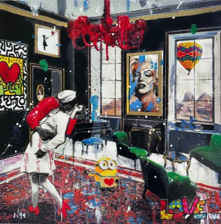 Screenprint Renè - An ordinary day in Egypt