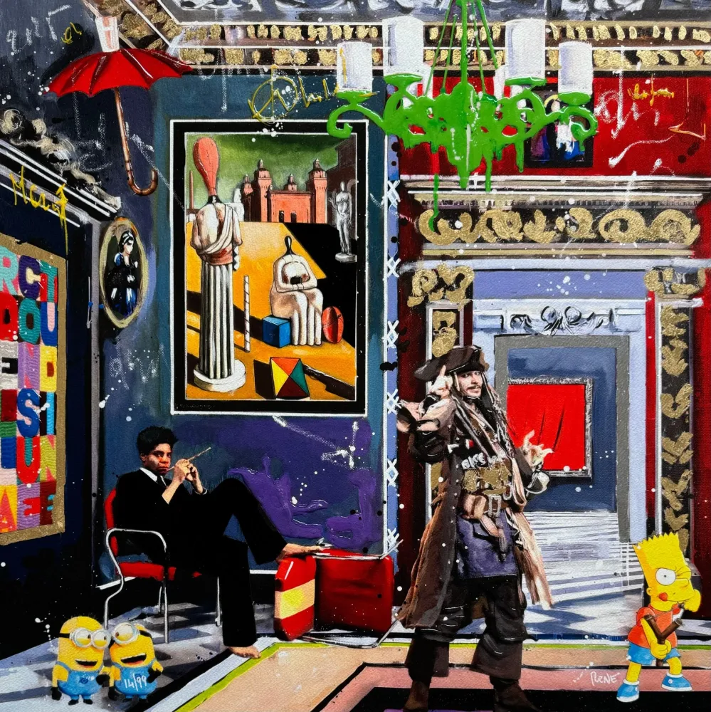 Screenprint Renè - Catch art