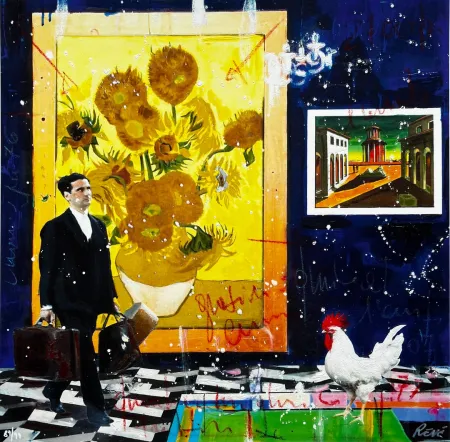 Screenprint Renè - Just like the sunflower