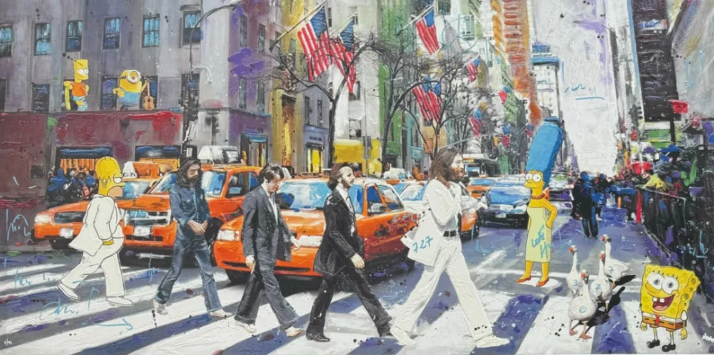 Screenprint Renè - Revolution on the road