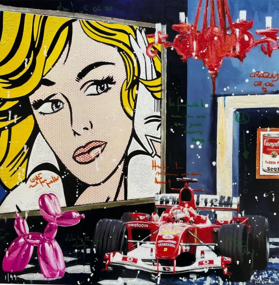 Screenprint Renè - The red myth