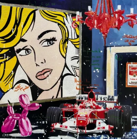 Screenprint Renè - The red myth