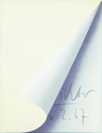 Lithograph Richter - Blattecke (Cantz 11)