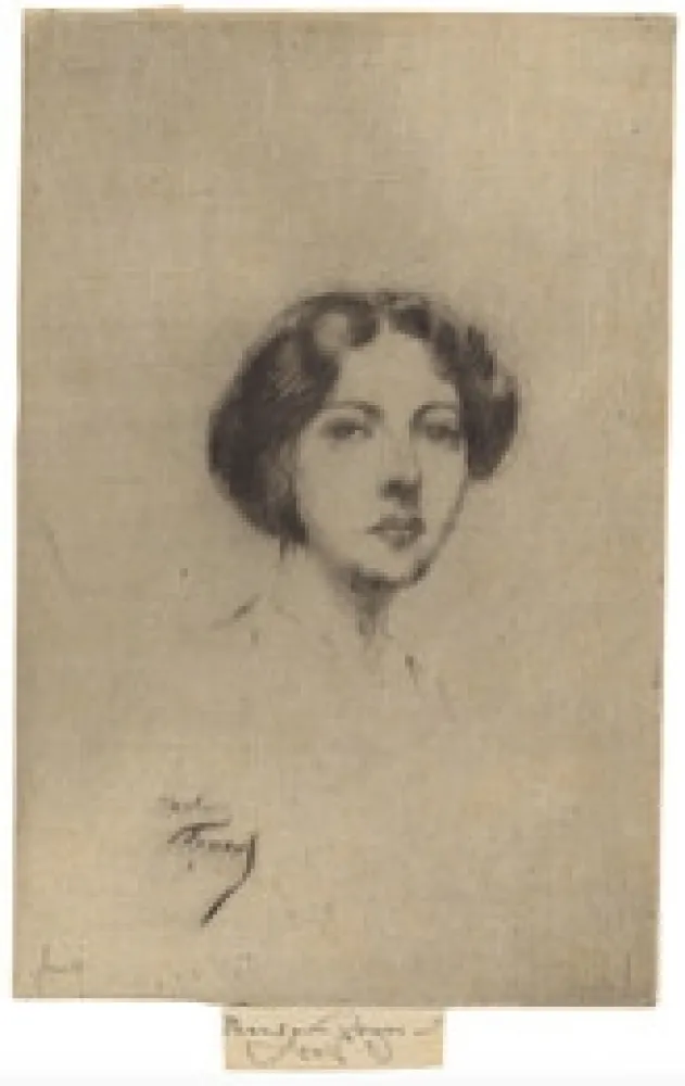 Drypoint Roussel - A French Girl