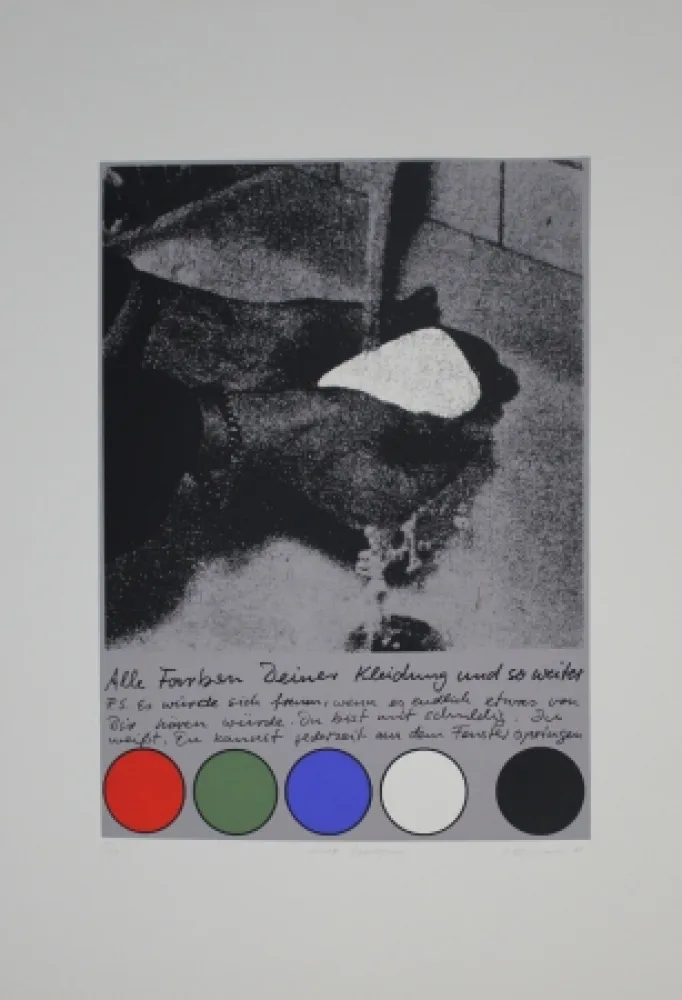 Screenprint Rühmann - Scharfe Überlegung