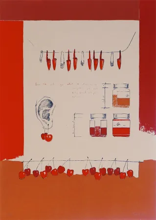 Screenprint Sampol - Cireres