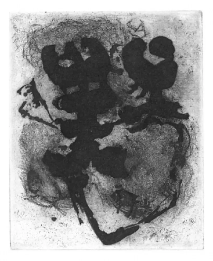 Etching And Aquatint Santomaso - Senza titolo