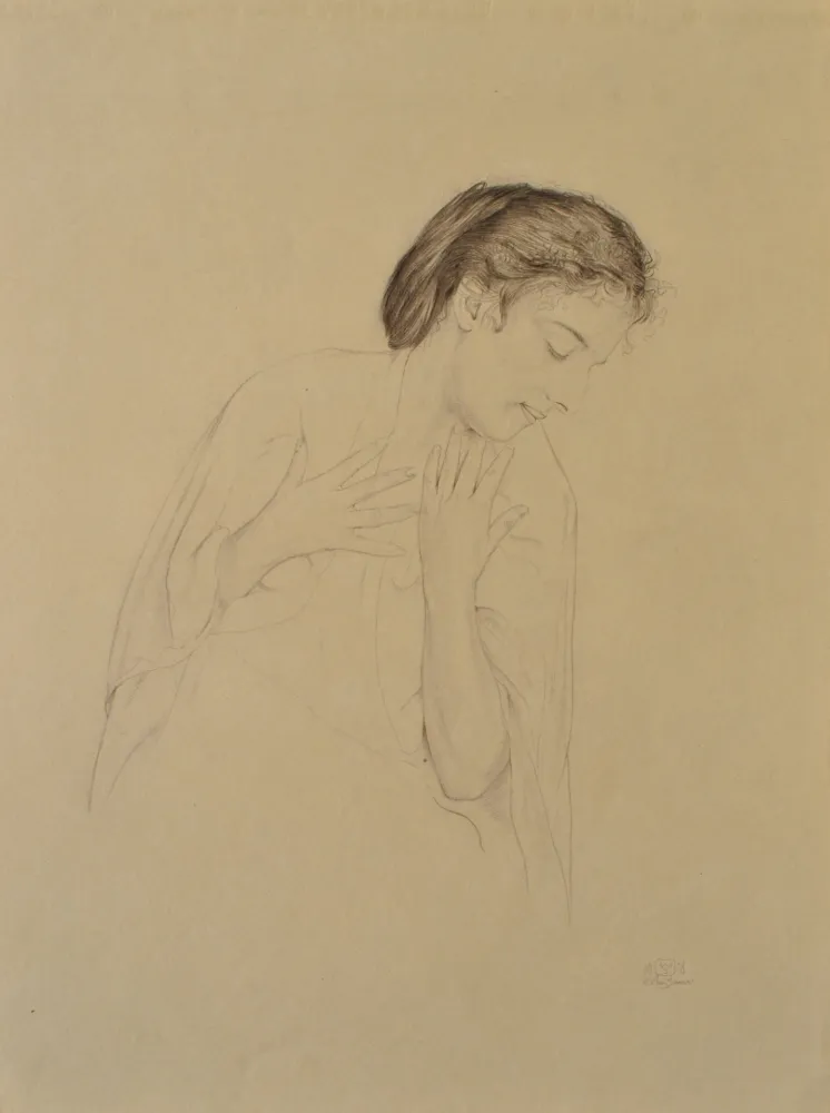 Etching Sauer - Femme de profil