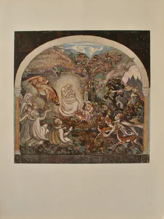 Etching Sauer - L'adoration des Bergers