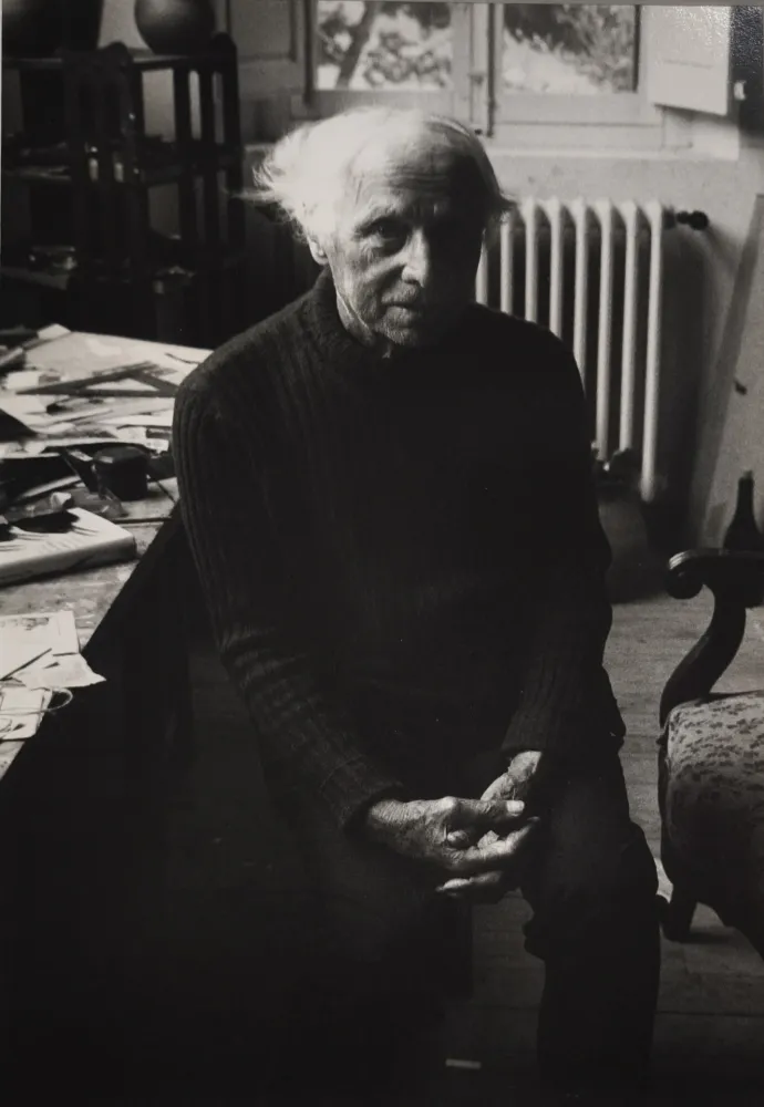 Photography Scheidegger - Max Ernst, 1974.