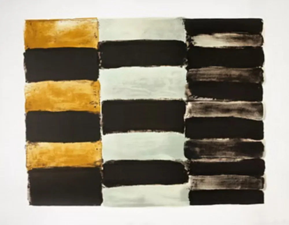 Lithograph Scully - Paris Black