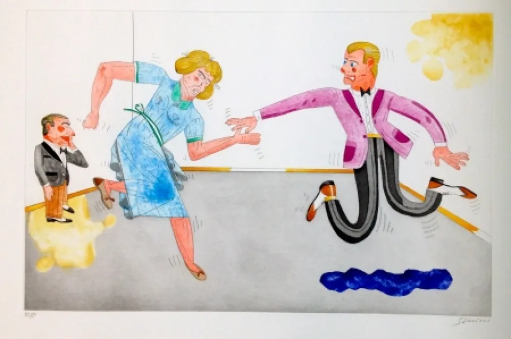 Etching And Aquatint Segui - Be-bop