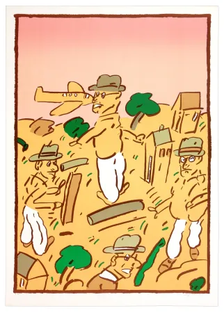 Lithograph Segui - Salon de Mai