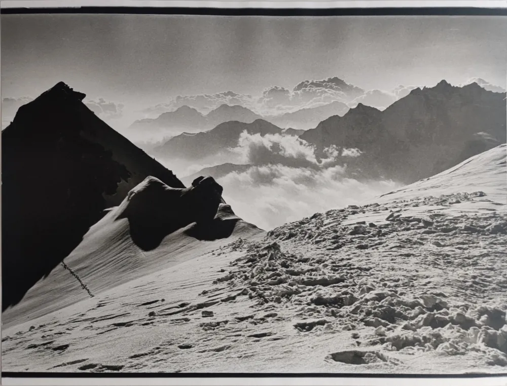 Photography Senn - Am Bishorn, 1974.