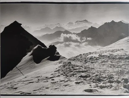 Photography Senn - Am Bishorn, 1974.