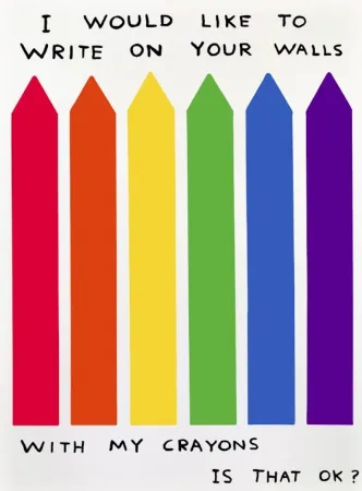 No Technical Shrigley - I would like to write on your wall with my crayons is that OK?