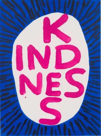 Screenprint Shrigley - Kindness