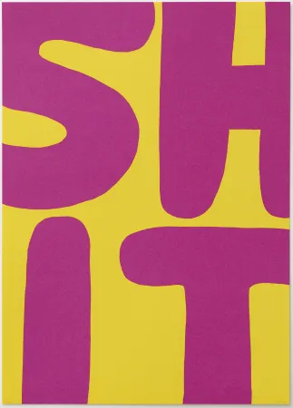 Screenprint Shrigley - Untitled (Shit)