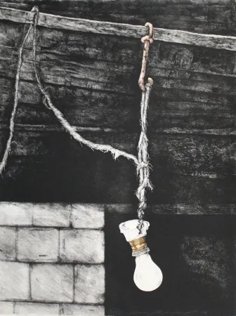 Lithograph Siegert - Glühbirne