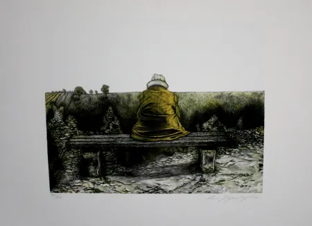 Lithograph Siegert - Landschaft wie ich sie kenne