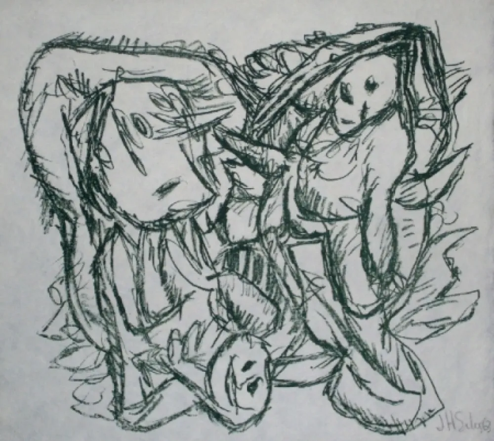 Lithograph Silva - Sans titre 16