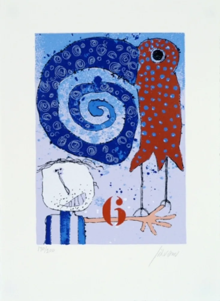 Screenprint Silvain - Perchoir nr 6