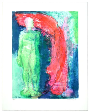 Lithograph Siversten - Body double