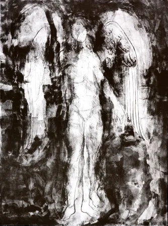 Lithograph Siversten - Everspinning wheel