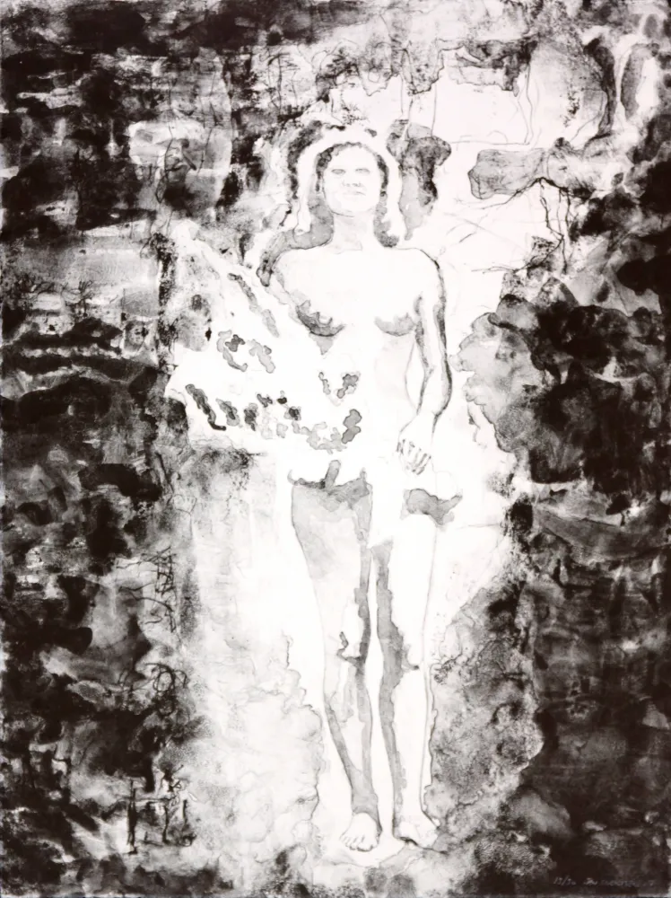 Lithograph Siversten - In between