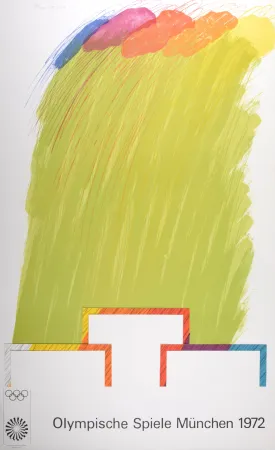 Lithograph Smith - Olympische Spiele München 1972 - Hand-signed