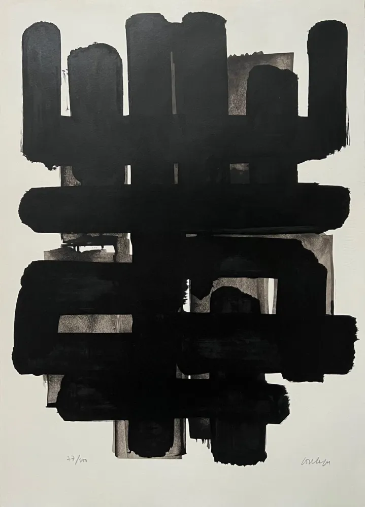 Lithograph Soulages - Lithographie n°3 